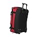 Travelers Club Adventure Multi-Pocket Rolling Sports Duffel Bag, Red, 20 Inch 46.2L