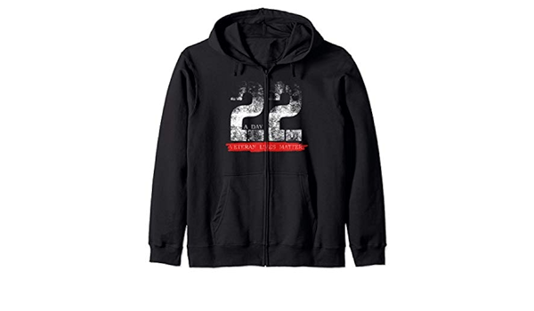 Amazon Com 22 A Day Veteran Lives Matter Military Suicide Awareness Zip Hoodie Clothing Shoes Jewelry