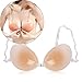 Coolrunner Invisible Rounded Thicken Push Up Sutian Silicone Bra Adhesive Nipple Pasties Breast Petals with Straps Women (C)