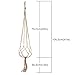 BESTTY Plant hanger Flower Pot Handger Plant Rope Plant Hangers Indoor Outdoor Decorations 48 Inches 4 Pack Large Size Jute Pot Hanger, 4 Legs(4 PACK)
