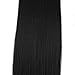 Full Shine Tape in Human Hair Extensions 22 Inch Black Tape in Brazilian Skin Weft Hair Extensions for Long Hair 20 Pieces 50 Grams Tape in Hair Extensions Double Sided Tape in Hair Remy