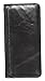 Leamekor Men's Vintage Genuine Leather Long Wallets Bifold Wallet For Men