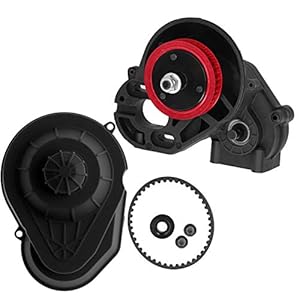 Complete versnellingsbak, rubberen riem Geen geluid Hoogwaardige materialen RC-versnellingsbak, voor…