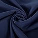 Deconovo Room Darkening Thermal Insulated Blackout Grommet Window Curtain for Bedroom, Navy Blue, 42x84 Inch Set of 4