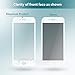Klearlook [Privacy Series] Anti-Spy iPhone 7 Plus iPhone 8 Plus Tempered Glass Screen Protector and Back Carbon Fiber Film for Apple iPhone 7 Plus, iPhone 8 Plus White Frame (1+1 Pack)