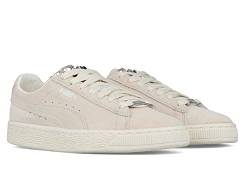 puma basket jewels whisper white