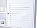 Spirich Home Bathroom Shelf Over The Toilet, Bathroom Cabinet Organizer Over Toilet with Louver Door,White (Black Shelf)