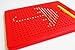 xcivi Free Play Doodle Magnetic Board Magnetic Drawing Tablet (Red)