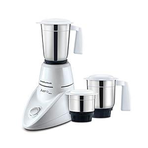 Morphy Richards Aero 500-Watt Mixer Grinder with 3 Jars (White)
