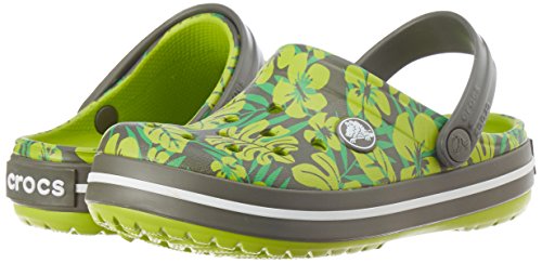 dusty green crocs