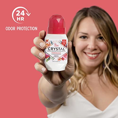 Crystal Mineral Deodorant RollOn Body Deodorant With 24Hour Odor