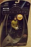 Playmates STARTREK WARP COLLECTION CAPTAIN KIRK with Silver Starfleet Emblem Figure Stand