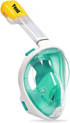 Yenl snorkel mask (Green, Large/Extra Large)