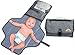 BlueSnail Portable Changing Pad,Diaper Clutch,Lightweight Travel Station Kit for Baby Diapering(Gray)
