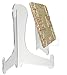 Clear Acrylic Fixed Position Easels - - Functional Fixed Position Easels - Tabletop Display Stands for Books Pictures Invitations Plates Etc - Set of 2-9