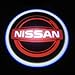 Car Led Door Logo Badge Light Ghost Shadow Light Led Car Decoration for Nissan (pair)