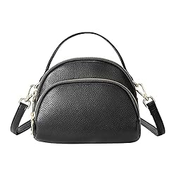 LAORENTOU Genuine Leather Satchel Bag Small