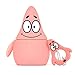 Gift-Hero Compatible with Airpods 1&2 Soft Silicone Cute Case,Cartoon 3D Fun Animal Funny Cool Kawaii Designer Kits Character Skin Fashion Chic Cover for Girls Boys Kids Teens Air pods (Patric Star)