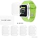 Eco-Fused Hard Case Cover Screen Protector Compatible with Apple Watch 2 (38mm) - 4 Pack - Transparent - Protects Your Apple Watch Series 2 Against Bumps and Scratches