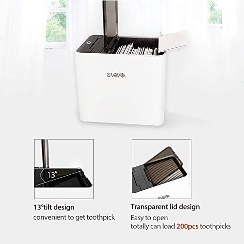 Automatic Toothpick Dispenser Infrared Sensor Toothpick Holder Table Toothpick Box (Dispenser + Toothpick)