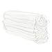 Pack of 100 Disposable Face Masks - Medical Paper Masks, Dental Mouth Masks - Great for People with Allergies and The Flu, Face and Nose Cover - White, 6.9 x 3.7 Inches