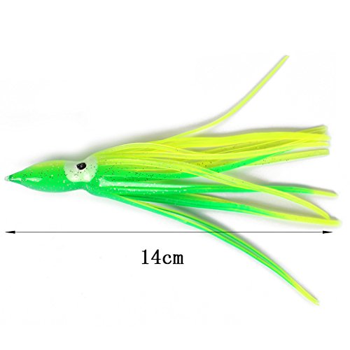 SM SunniMix 10 Silikagel Röcke Köder Weiche Angelköder Octopus Köder – Bild 7