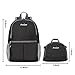 ProCase 20L Ultra Lightweight Packable Backpack Foldable Durable Water Resistant Travel Hiking Daypack Nylon Shoulder Bag for Outdoor Camping Cycling Gym –Black