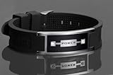 Ion Power Wristband (Anti EMF), Far Infrared Ray 2000 Gauss Biodynamic Magnets, Increased Energy+ Oxygenation of Blood, EMF Protection