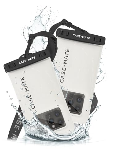 Case-Mate - Lot de 2 Pochettes étanches IP68 [Compatible... en promo sur Amazon