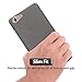Gzerma for BLU Energy X2 Case + Screen Protector, Gel Skin Bumper Frosted TPU Soft Cover and Ultra-Thin Slim Shatterproof Toughened Protective Film for BLU Energy X 2 (Gray)