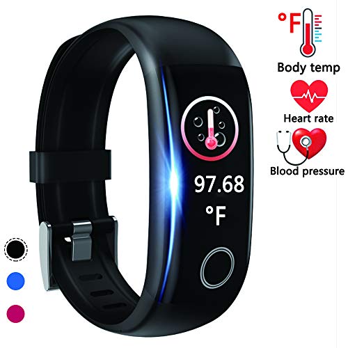 fitness tracker with body temperature sensor