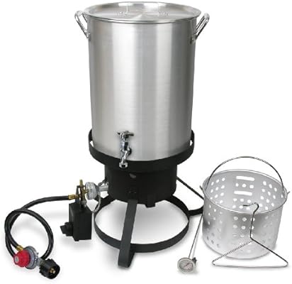 Cajun inyector propano Gas Turquía y mariscos freidora: Amazon.es: Deportes y aire libre