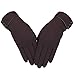 knolee Women's Screen Gloves Warm Lined Thick Touch Warmer Winter Gloves,Coffee
