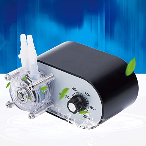 Peristaltic Pump, Peristaltic Pump with High Flow Single Head for Experiments 114-500 Ml/Min AC100-240 V with Flexible Adjustment (EU Plug)