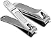 Professional Fingernail and Toenail Clippers Set - Manicure and Pedicure Tools Set/Kit of 4 Pieces - Comes with Nail Cutters Filer and Buffer - Stainless Steel - for Nail Care - by Utopia Care