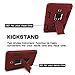 TIANLI for Samsung Galaxy Tab A 8.0 Case Heavy Duty Protective Case with Portable Tablet Kickstand Cover for Samsung Galaxy Tab A 8.0 inch Tablet (SM-T350) Red Black