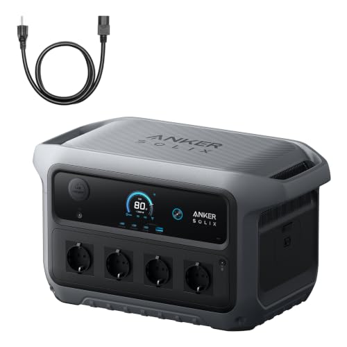 Anker SOLIX C2000 Gen 2 Tragbare Powerstation, 2400W, 2048Wh LiFePO4-Akku