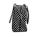 JuJuBe Be Classy Structured Multi-Functional Multi-Functional Diaper Bag/Purse, Legacy Collection - The Duchess - Black with White Polka Dots