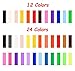 QMAY 24 Colors Air Dry Clay, Ultra Light Modeling Clay, Magic Clay Polymer Clay Artist Studio Toy, Creative Art DIY Crafts, Gift for Kids(Modeling Dough with Project Booklet) … …