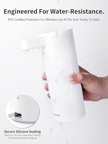 Infrared Sensor Stainless Steel Automatic Soap Dispenser - Automatic Liquid Soap Dispenser with Infrared Sensor - USB-C Charging, Soap Dispenser Set for Bathroom, Kitchen
