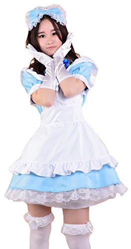 AvaCostume 4-Piece Set Maid Costume Cosplay Fancy Dress