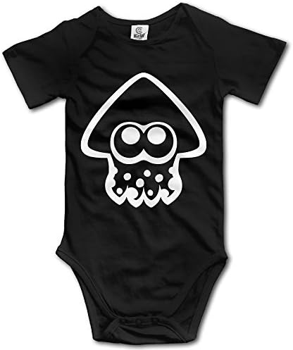 Splatoon Squid Logo (2) Babys Baby Climbing Clothes Black