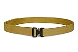 XTAC Quick-Release EDC Belt - Heavy Duty Stiffened 2-Ply Nylon Gun Belt for Concealed Carry CCW Holsters Pouches Military Combat Duty Wilderness Hunting Survival