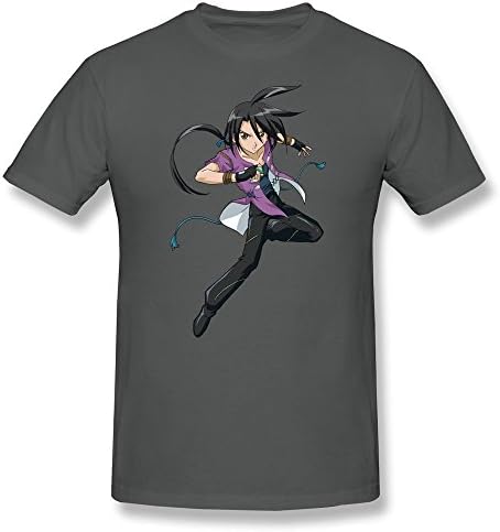 ZHENGAIMEI Mens Bakugan Battle Brawlers Colors Organic Cotton Shirt XXL DeepHeather