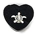 Official Precious Pearl by KW Products, Cultured Pearl in Oyster Heart pendant with Rhodium Plated Chain Turtle Pendant