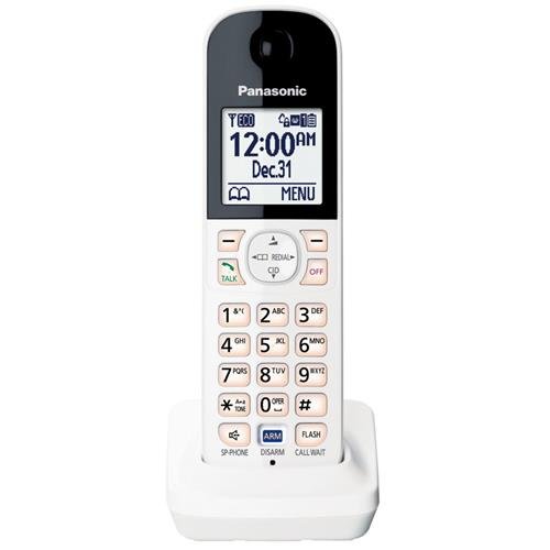 Panasonic KX-HNH100W Digital Cordless Handset for Smart Home Monitoring System (White)