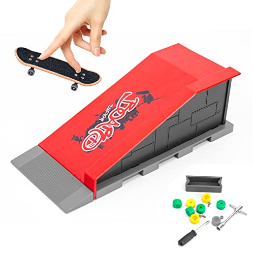Gr8ware Fingerboard Ramp Set, Mini Skateboards for Fingers