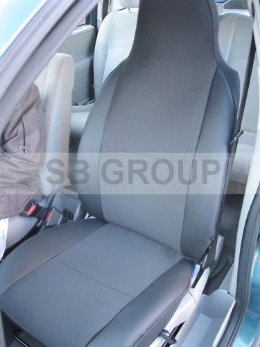 Lexus IS250 - Car Seat Covers (2 Fronts) in Leatherette Trim Fabric