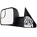 SCITOO Driver and Passenger Manual Side Tow Mirrors 7x10 Flip-Up with Mounting Brackets Replacement fit Dodge Pickup Truck 55156335AD 55156334AD