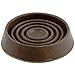 Shepherd 9077 1-3/4" Brown Round Cushioned Rubber Caster Cups 4 Count primary